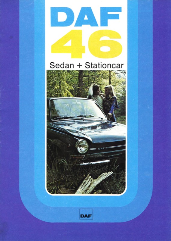 Daf 46 Berline (sedan) + Break (stationcar) - Brochure (devant)
